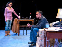 Joceyln Zamudio and Grant Kennedy Lewis in Martyna Majok’s “Sanctuary City,” running through November 18 at Steppenwolf Theatre.