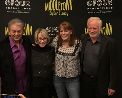 The cast of 'Middletown' (from left) Adrian Zmed, Sandy Duncan, Kate Buddeke and Donny Most