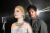 Hannah Corneau as Eva Peron and Austin Lesch as Che in "Evita" now playing at Marriott Theatre