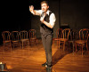 Wallace Gage as First Actor in Tim Crouch's An Oak Tree, at the Atheneaum Theatre.