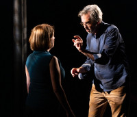 Will Klinger and Kelly Anne Clark in "Being Seen," at the Den Theatre through July 2.