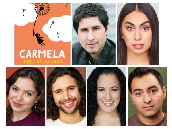 Chicago Children’s Theatre opens its 2026-27 season in October with a revival of its 2022 world premiere, Carmela Full of Wishes. This production, about a young Latina girl who dreams of her papi getting his papers fixed so he can come home, is directed by Sonya Madrigal in her CCT directorial debut. The cast features (bottom, from left) Isadora Coco Gonzalez as Carmela, Jose M. Cervantes (Louie in FX’s The Bear) as Miguel, Claudia Quesada as Mami and Eduardo Curley-Carillo as Papi.