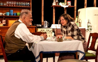 Gwendolyn Whiteside as Lola and Philip Earl Johnson as her husband Doc in William Inge's 1949 drama "Come Back, Little Sheba" at the American Blues Theater through March 22, 2026.