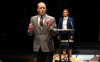 Tim Hopper and Leslie Sophia Pérez in "A Home What Howls" at Steppenwolf Theatre through March 2, 2024