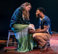 Heather Chrisler and Jalen Gilbert in 'Mies Julie' at Victory Gardens